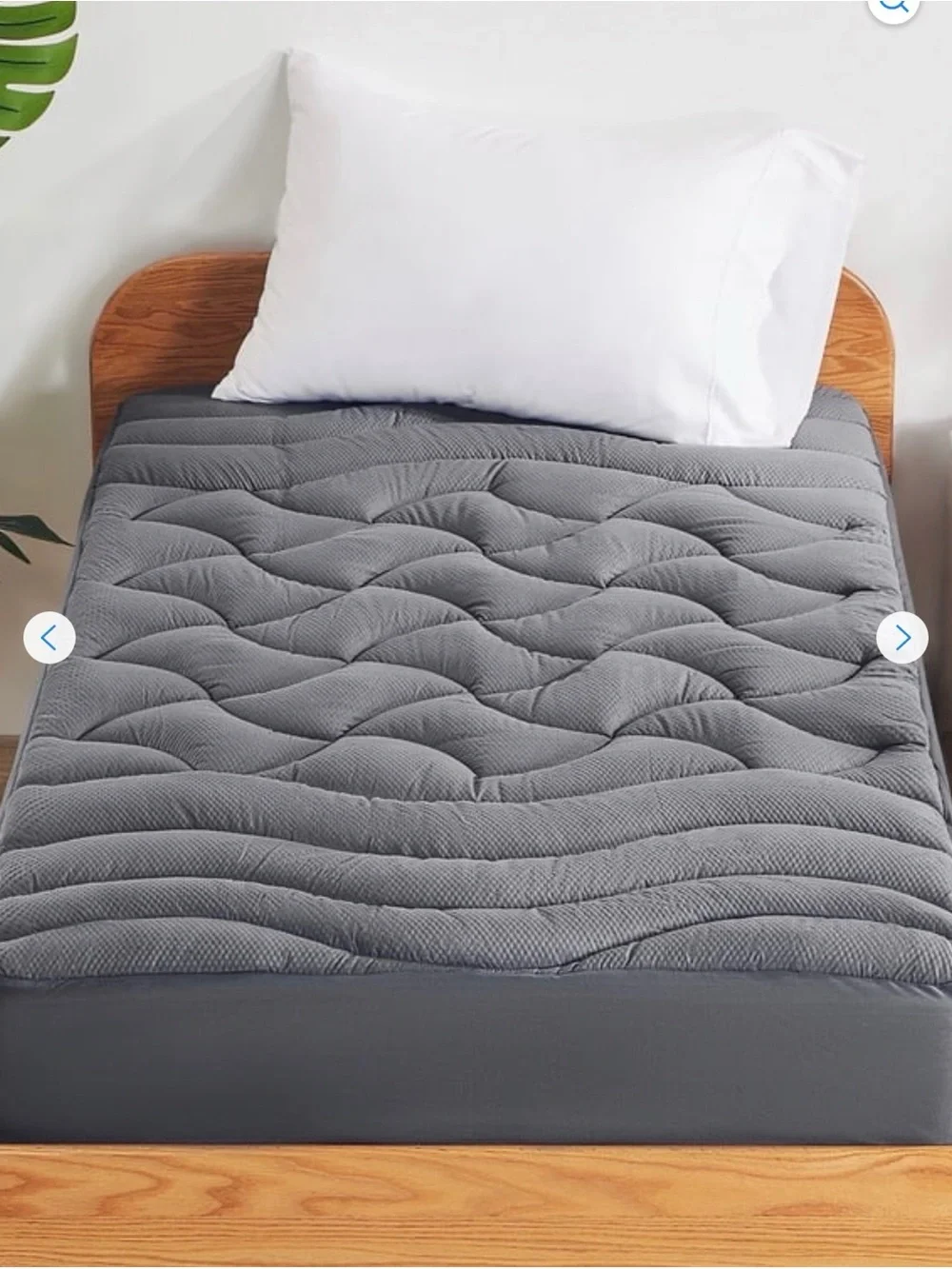 Quilted Comforter in Gray – Ultra-Soft Everyday Bedding